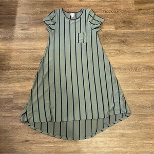 striped dress with pocket
brand lularoe
size xs
good condition